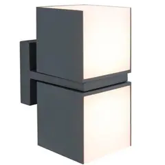 BYP - Apliqué Exterior Cuba 2 Luces 23 W 1000 lm Luz Cálida
