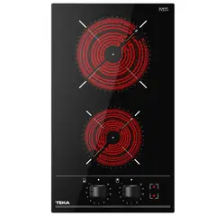 TEKA - Encimera Vitrocerámica 2 Platos Negro TBC 32000 XFL BK