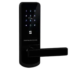 SCANAVINI - Cerradura digital derecha BT picaporte-cerrojo/níquel negro