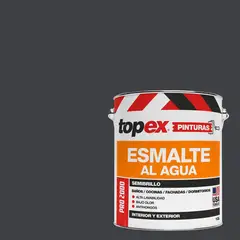 TOPEX - Esmalte al Agua Semibrillante 1 galón(es) Negro Negro