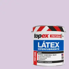 TOPEX - Pintura Látex Extracubriente Antihongos Mate 1 galón(es) Morado Violeta