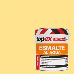 TOPEX - Esmalte al Agua 1 galón(es) Semibrillante Amarillo