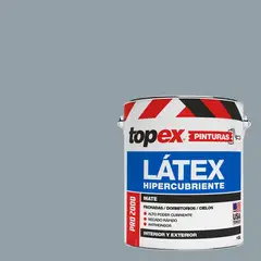 TOPEX - Pintura Acrílica Mate 1 galón(es) Gris