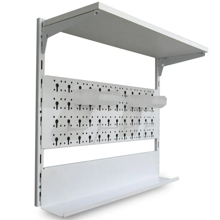 Repisa Organiza Todo Acero 2 Nivel(es) 60x50x20 cm Blanco