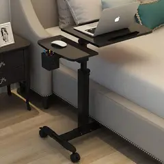 IMPORTADORA USA - Multimesa ajustable con ventilación para notebook negro