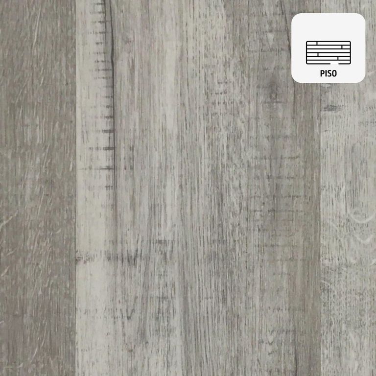Piso Vinílico SPC 4 mm 18x122 cm OH1221 Gris Absoluto 2.17 m2