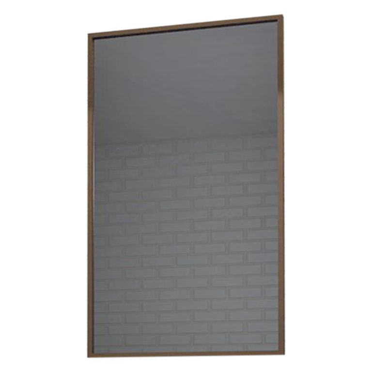Espejo Pared Forma Rectangular 60x100 cm Bronce Ebro
