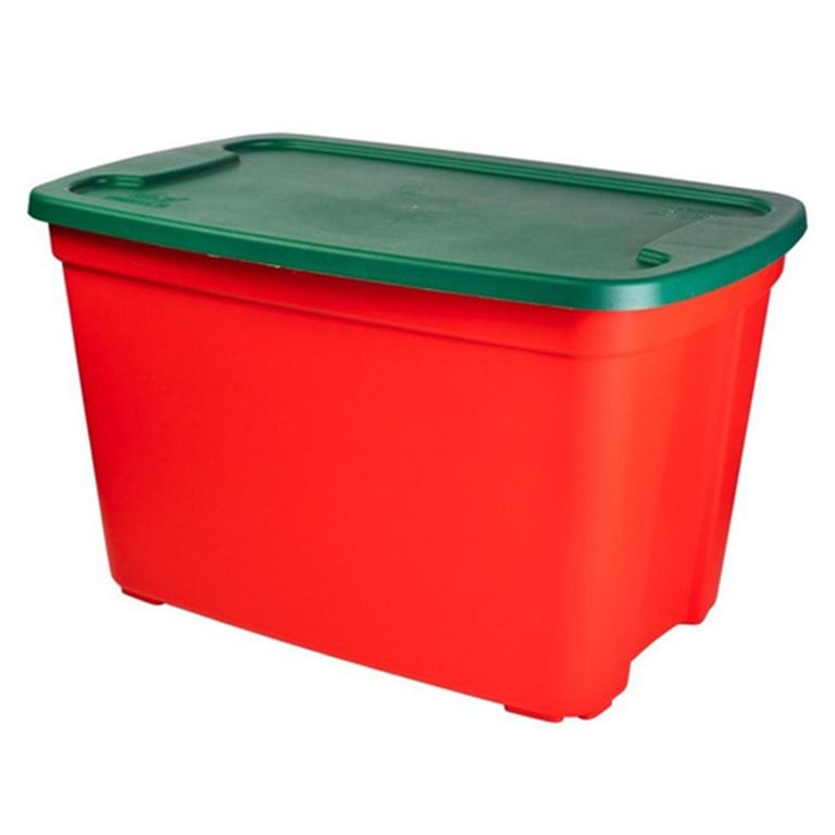 Caja Megaforte 42.9x39.2x65.4 cm 75 l Rojo/verde