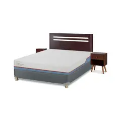 CIC - Box Spring Excellence Plus 2 Plazas + Muebles