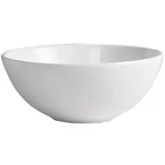 DOMSA - Lavamanos Sobrepuesto con Forma Redonda Loza 33x17x33 cm Blanco