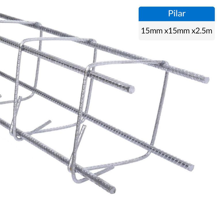 Pilar Acma Acero 15x15 cm 2,5 m