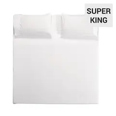 DIB - Juego Sábanas Broderie Malaga Blanco