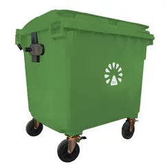 LORENZINI - Basurero 1100 Litros Verde