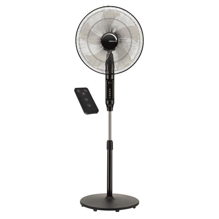 Ventilador 16" Pedestal Negro