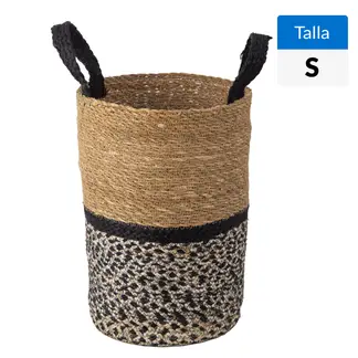 DECOGREEN - Canasto Decorativo Bengala 34X22 Cm Almacenamiento