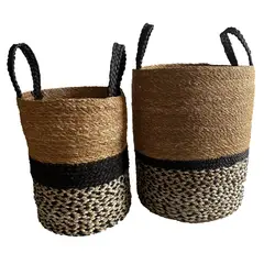 DECOGREEN - Set 2 Cestos Organizadores Bengala