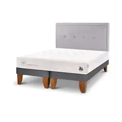 CIC - Cama europea Cocopedic King + Muebles