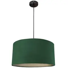 CONCEPT - Lámpara de colgar Abe verde/dorado E27