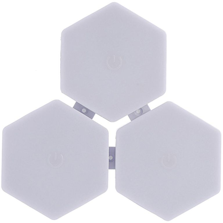 Pack Lámparas Led Hexagonal 2.7x7.5 cm
