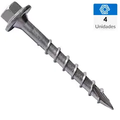MAMUT - Tornillo Tirafondo Madera 3/4 " 4 mm 4 unidad(es)