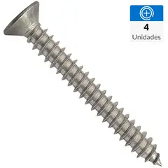 MAMUT - Tornillo Tirafondo Madera 3 " 4.5 mm 4 unidad(es)