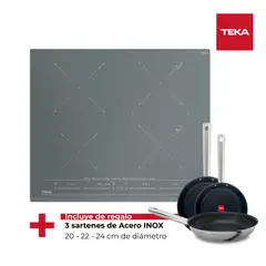 TEKA - Encimera Inducción 4 Platos Gris IZC-64630 ST MST