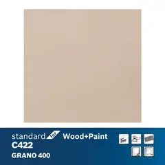 BOSCH - Pack de 25 lijas para madera y pintura grano 400