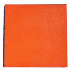 PLAYPLAZA - Palmeta Caucho EPDM 50x50x2.5 cm Naranja