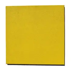 PLAYPLAZA - Palmeta Caucho EPDM 50x50x2.5cm Amarillo