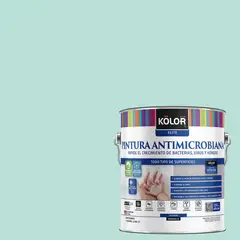 KOLOR - Pintura Antimicrobiana 1 galón(es) Semibrillante Verde Cremona