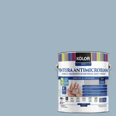 KOLOR - Pintura Antimicrobiana 1 galón(es) Semibrillante Gris Croasia