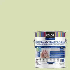 KOLOR - Pintura Antimicrobiana 1 galón(es) Semibrillante Verde Alatna