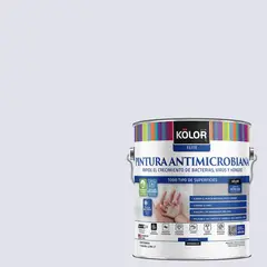KOLOR - Pintura Antimicrobiana 1 galón(es) Semibrillante Blanco Oban