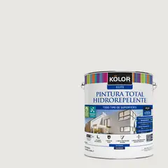 KOLOR - Pintura Hidrorepelente Satinado 1 galón(es) Blanco Dover