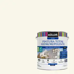 KOLOR - Pintura Hidrorepelente Satinado 1 galón(es) Blanco York