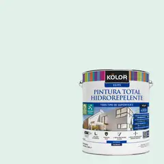 KOLOR - Pintura Hidrorepelente 1 galón(es) Satinado Verde Huslia