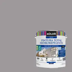 KOLOR - Pintura Hidrorepelente 1 galón(es) Satinado Gris Nicosia
