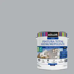 KOLOR - Pintura Hidrorepelente 1 galón(es) Satinado Gris Kiribati