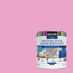 KOLOR - Pintura Hidrorepelente Satinado 1 galón(es) Rosado Costa De Marfil
