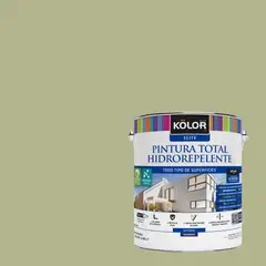 KOLOR - Pintura Hidrorepelente Satinado 1 galón(es) Verde Tomaya