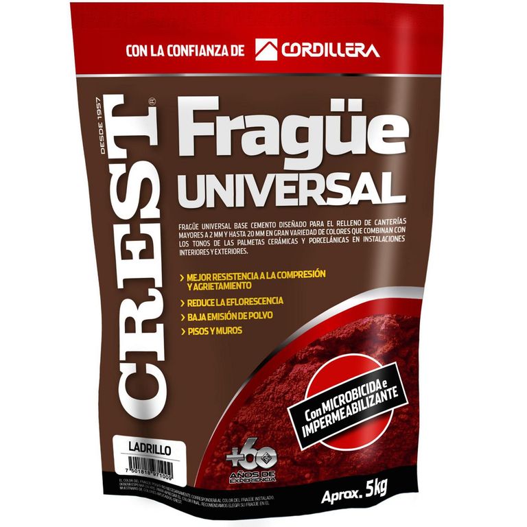 Frague piso/muro ladrillo 5 kg