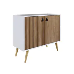 BE DESIGN - Buffet Ámbar Blanco/Brise 90x38x77 cm