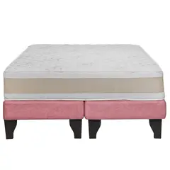 JUST HOME COLLECTION - Cama 2 Plazas Europea Confort Gold
