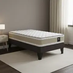 JUST HOME COLLECTION - Cama 1,5 Plazas Europea Confort Gold