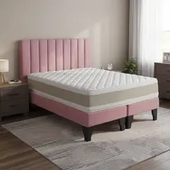 JUST HOME COLLECTION - Cama 2 Plazas Box Spring Confort Gold