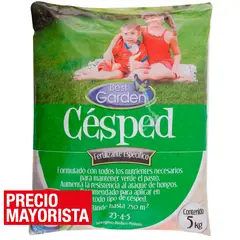 BEST GARDEN - Fertilizante para césped 5 kg bolsa