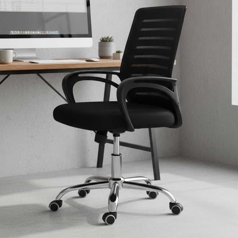 Silla Escritorio Ergonómica Negro
