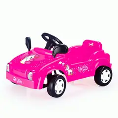 KIDSCOOL - Auto Infantil a Pedales de Unicornio Rosado Desde 2 años