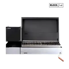 BOSCA - Pack Parrilla Block 750/Leñero Acero