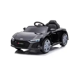KIDSCOOL - Auto Spyder negro R8 A300 bateria 12V